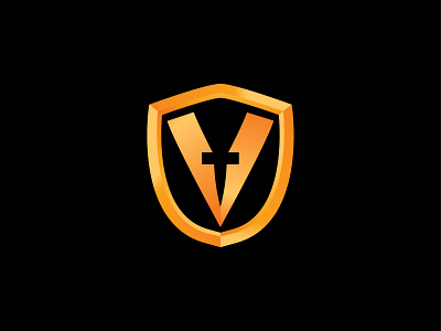 V SHIELD branding design graphic design illustration illustrator logo minimalist logo shield shield logo v v logo v shield vector