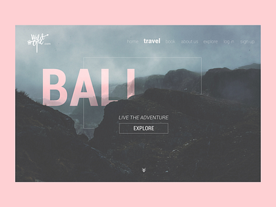 Adventure wild minimal website design app clean design flat icon illustration lettering minimal typography ui ui ux uidesign user experience userinterface ux web design webdesign webpage design website website design