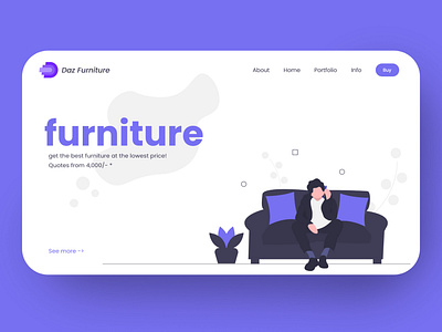 Web page design for Daz Furniture