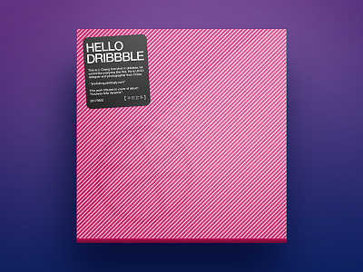 Frist Shot - Dribbble Nite Versions cd cover frist shot icon photoshop pink rock