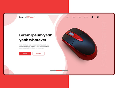 Mouse Store- Header Exploration design dribbble ui ux web web design web ui web ui design website xd design