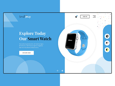 SmartBuy Web Store - Header Exploration design dribbble ui ux web web design web ui web ui design website xd design