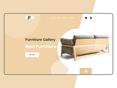 Furniture Gallery Web Header design dribbble ui ux web web design web ui web ui design website xd design