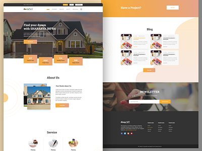 Real State Landing Page design dribbble real estate agent real state lading page realstate ui ui ux design uidesign uiux ux web web design web ui web ui design webdesign website website design xd design