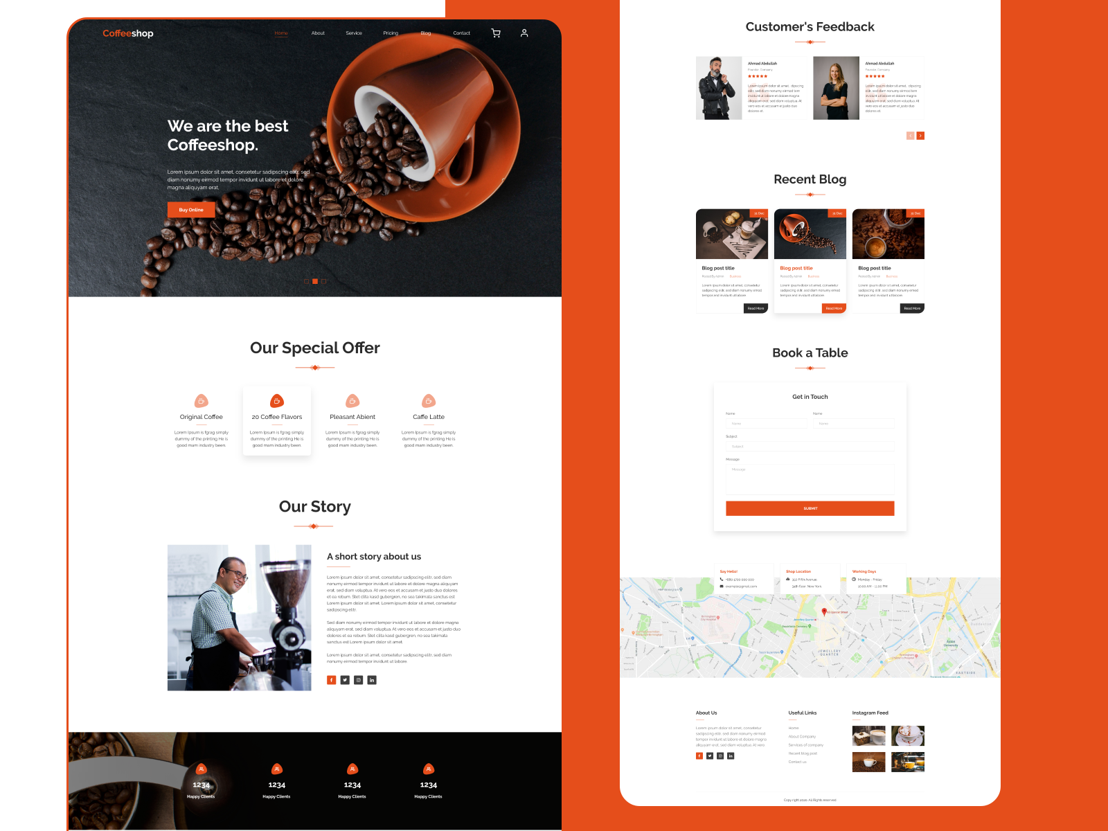 Coffee shop  store concept by Shafiq Hammad on Dribbble
