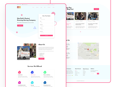 Agency Landing page concept agency landing page agency website design dribbble ui ux web web design web design 2020 web ui web ui design website xd design