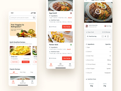 Recipe App UI/UX Design