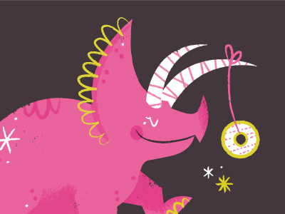 Designostrataur designostrataur dino dinosaur donut horns jurassic triceratops