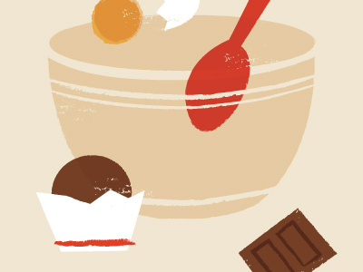 Bake Somethin' Chocolatey bake bowl chocolate dessert eat egg food kitchen spoon