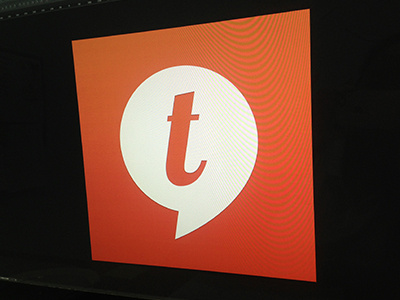 TT icon app chat icon ios letter logo orange screenshot white