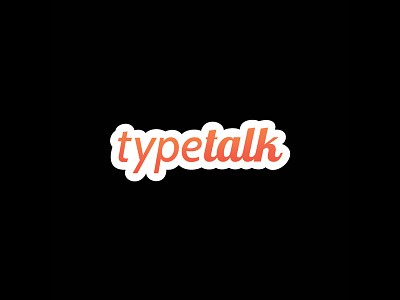 Typetalk Sticker - Bubble