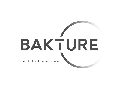 BAKTURE -back to the nature- adobeillustator graphic graphic design logo logomark