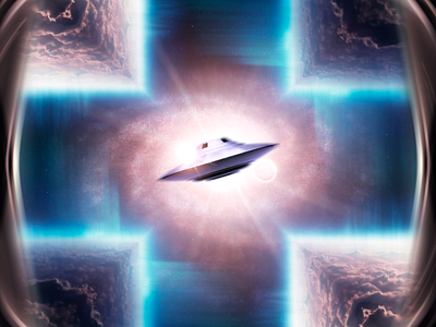 Unorthodox Universe | The Speed Of Light design galaxy manipulation photoshop planet retouching space spaceship ufo universe