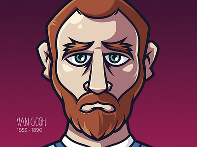 Van Gogh Illustration character design illustration van gogh vector