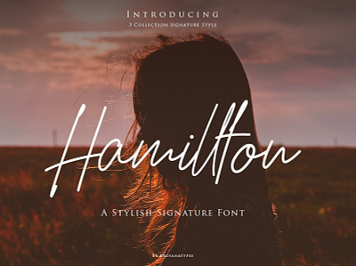 Hamillton Script Font branding design font illustration logo minimal oldschool font type typography web