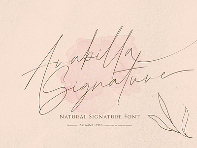 Arabilla Signature