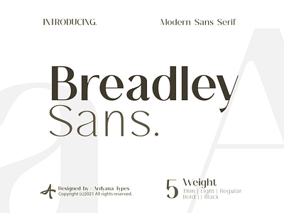 Breadley Sans.