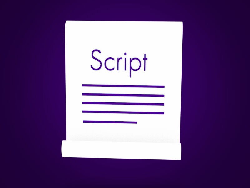 Script by frame2std on Dribbble