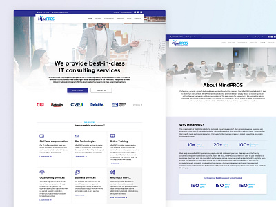Website Redesign of an IT Consulting Company