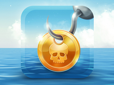 Jackal game iOS icon app coin icon ios ipad iphone jakal pirate sea