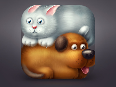 Pets iOS icon app cat dog icon ios ipad iphone pets