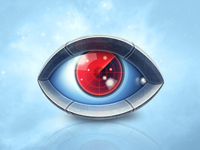The eye icon for windows applications app eve online eye icon radar robot scan space windows