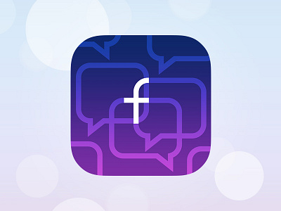 Flips iOS icon app bubble chat flat icon ios ios7 iphone messenger minimalistic social