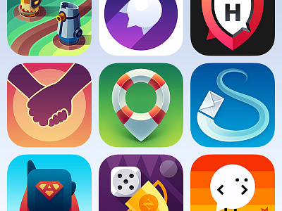 Some flat iOS icons app cup flat hand icon ios ios7 iphone lifebuoy marker sheild swist