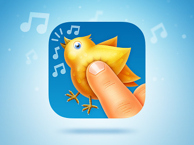 Smart Baby Touch iOS icon app baby bird finger icon ios ipad iphone launcher music push sound