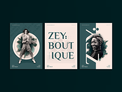 Zey Boutique - brand identity branding graphic design logo