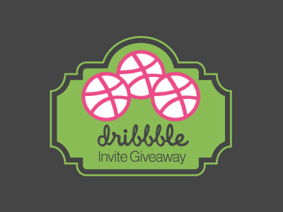 Dribbble Invite dribbble invite giveaway three welcome