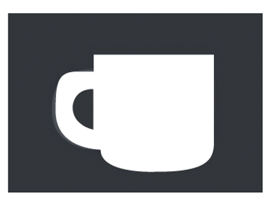 Coffee coffee flat icon simple small