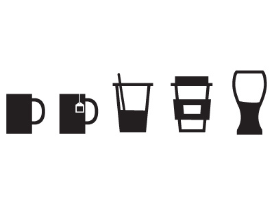 How about a drink? coffee drink drinks flat icons line simple tea