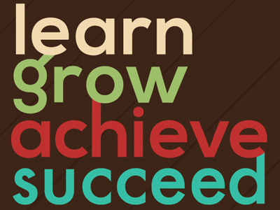 Learn. Grow. Achieve. Succeed 2013 iphone new year resolution texture type