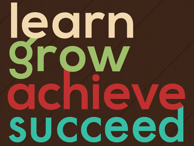 Learn. Grow. Achieve. Succeed by Jacob Weber on Dribbble