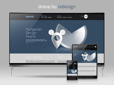 Drone Redesign drone redesign responsive retina web