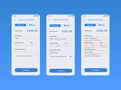 Payment Form ui