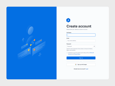 Sign Up Page design figma product design signup ui ux website