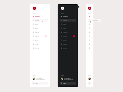 Sidebar Navigation concept figma navigation product design sidebar ui ux