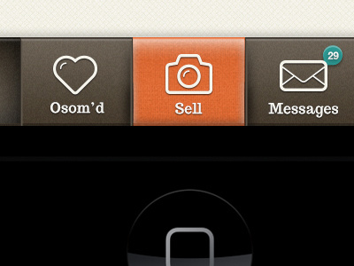 iPhone Tab bar app design ios iphone osom tab tab bar tabbar ui