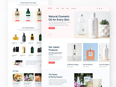 DEERA | Natural Cosmetics Ecommerce