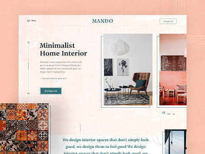 MANDO | Interior Design Agency agency clean design interior interior design minimal style ui uiux user interface design ux