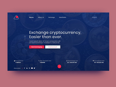 Cryptocurrency Exchange website