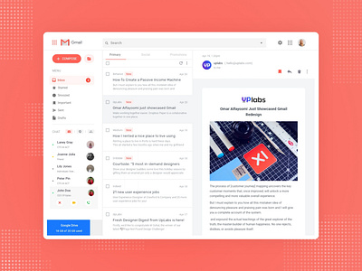 Gmail Redesign Challenge