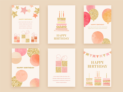 Birthday cards birthday cards character design design graphic design illustration print vector