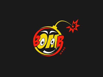 BOMB LOGO bomb logo creative design funny bomb logo funny logo iluustration logo modern logo
