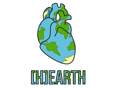 Hearth 2 branding clean corel coreldrawx7 design earth flat heart icon logo portfolio product branding shop shop logo vector