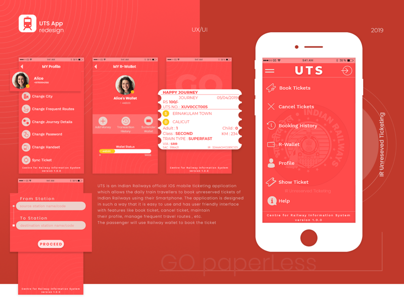 UTS App Redesigned by Prasin S Kumar on Dribbble