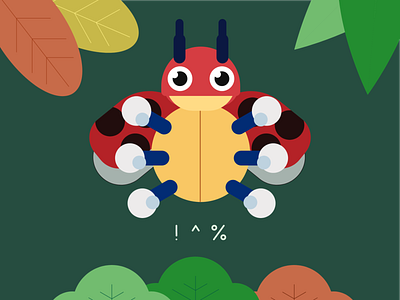 Ledyba adobe adobe xd art artist characterdesign design digital art illustration illustrator pokemon pokemon art pokemon go pokémon