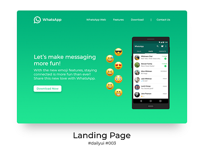 100 Days of UI Challenge - day 03 - Landing page